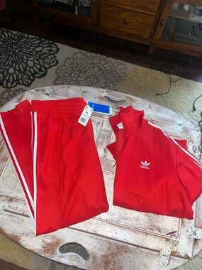 adidas men’s beckenbauer pants and jacket